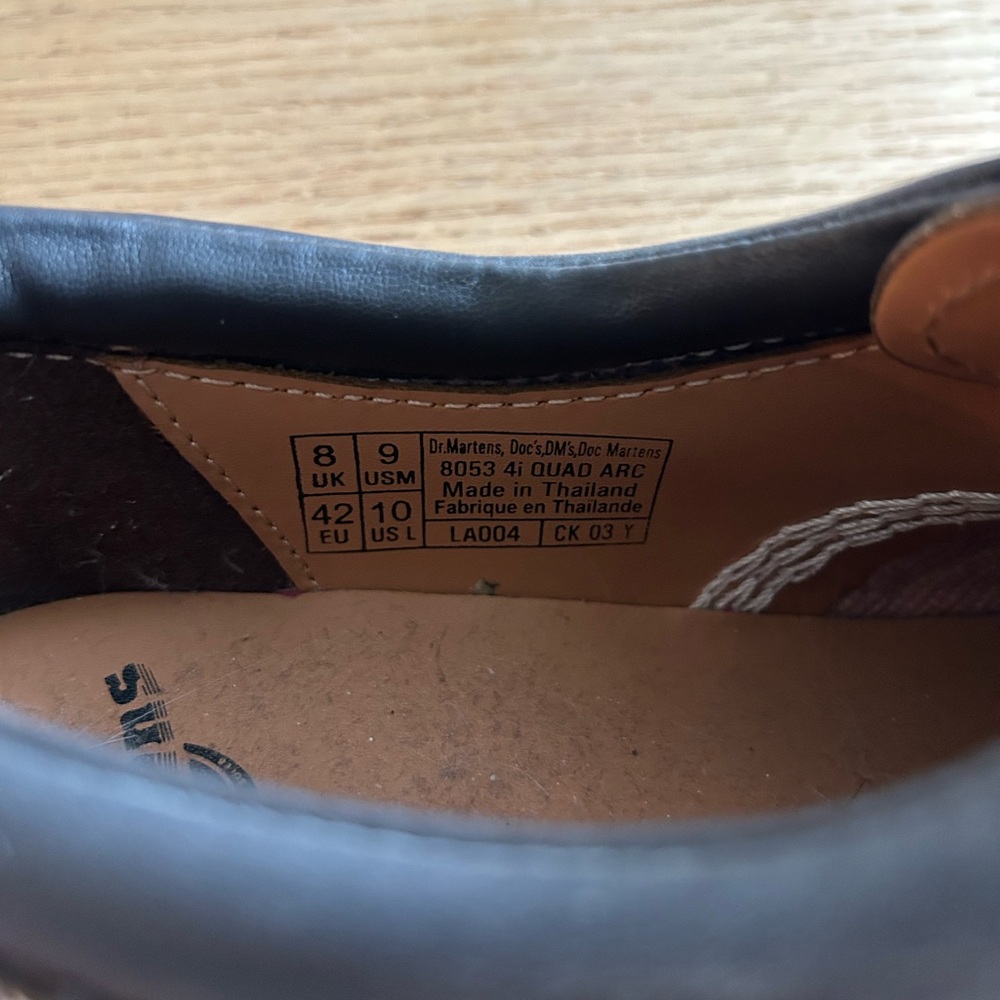Dr. Martens Quad 8053 Dark Brown Leather Platforms - Picture 5 of 6